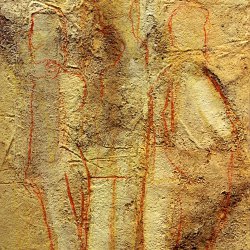 ciment, acrylique, crayon (1998-2001)